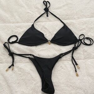 NWOT SHEIN Elegant Black Bikini Set